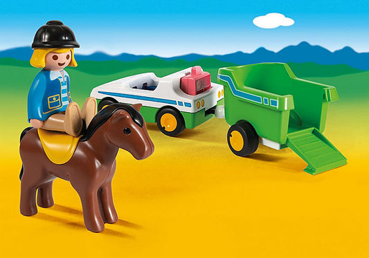 Car with Horse Trailer toy — BambiniJO Jordan