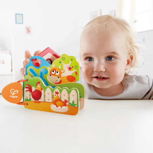 Hape - Baby's Farm Animal Book — BambiniJO Jordan