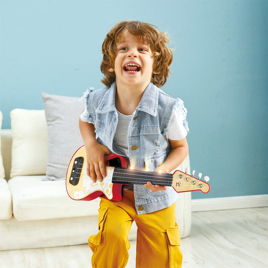 Hape - Learn with Lights Ukulele Red — BambiniJO Jordan