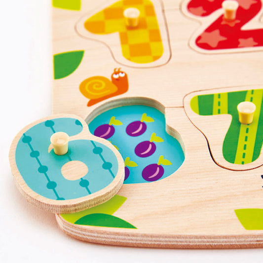 Hape - Number Peg Puzzle — BambiniJO Jordan