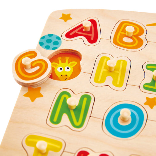 Hape - Alphabet Peg Puzzle — BambiniJO Jordan