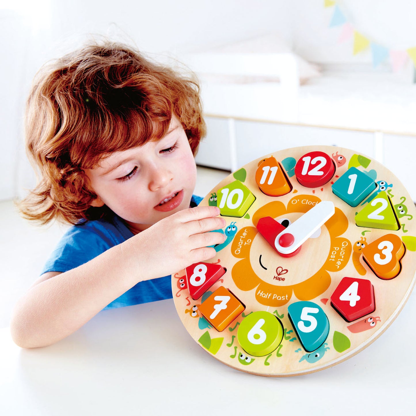 Hape - Chunky Clock Puzzle - BambiniJO | Buy Online | Jordan
