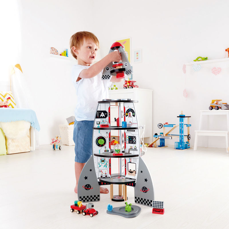 Hape - Four-Stage Rocket Ship - BambiniJO | Buy Online | Jordan