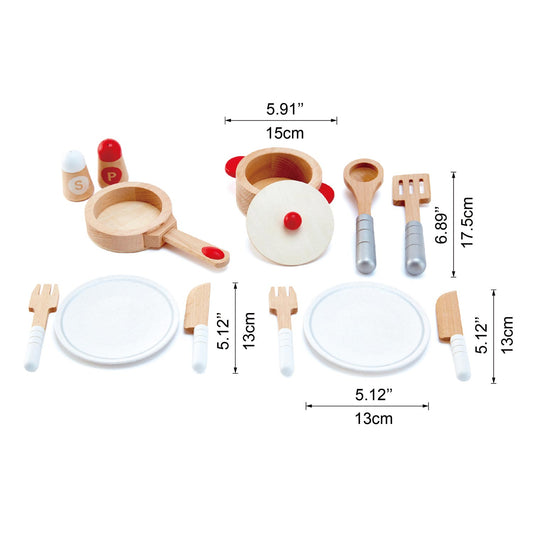 Hape - Cook & Serve Set — BambiniJO Jordan