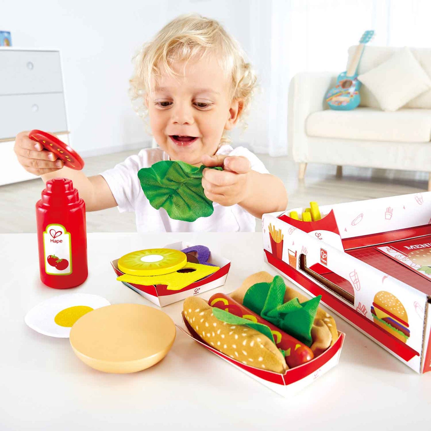 Hape - Fast Food Set - BambiniJO | Buy Online | Jordan