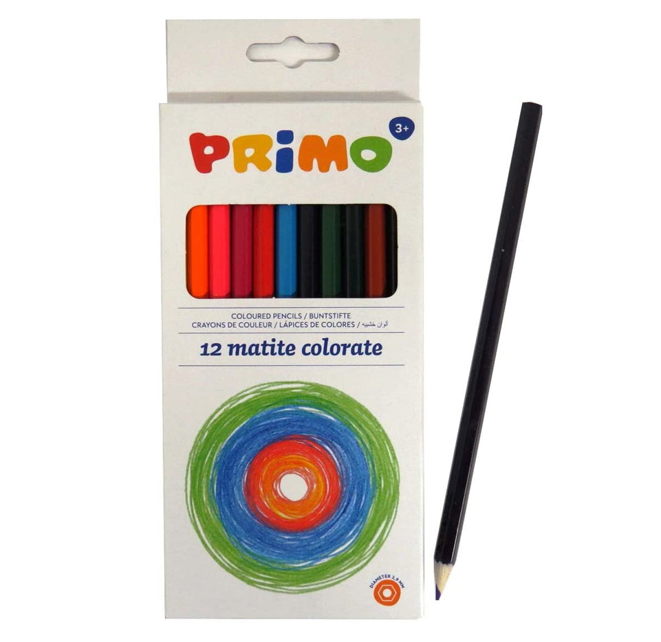 PRIMO WOODEN COLORS set of 12 - BambiniJO