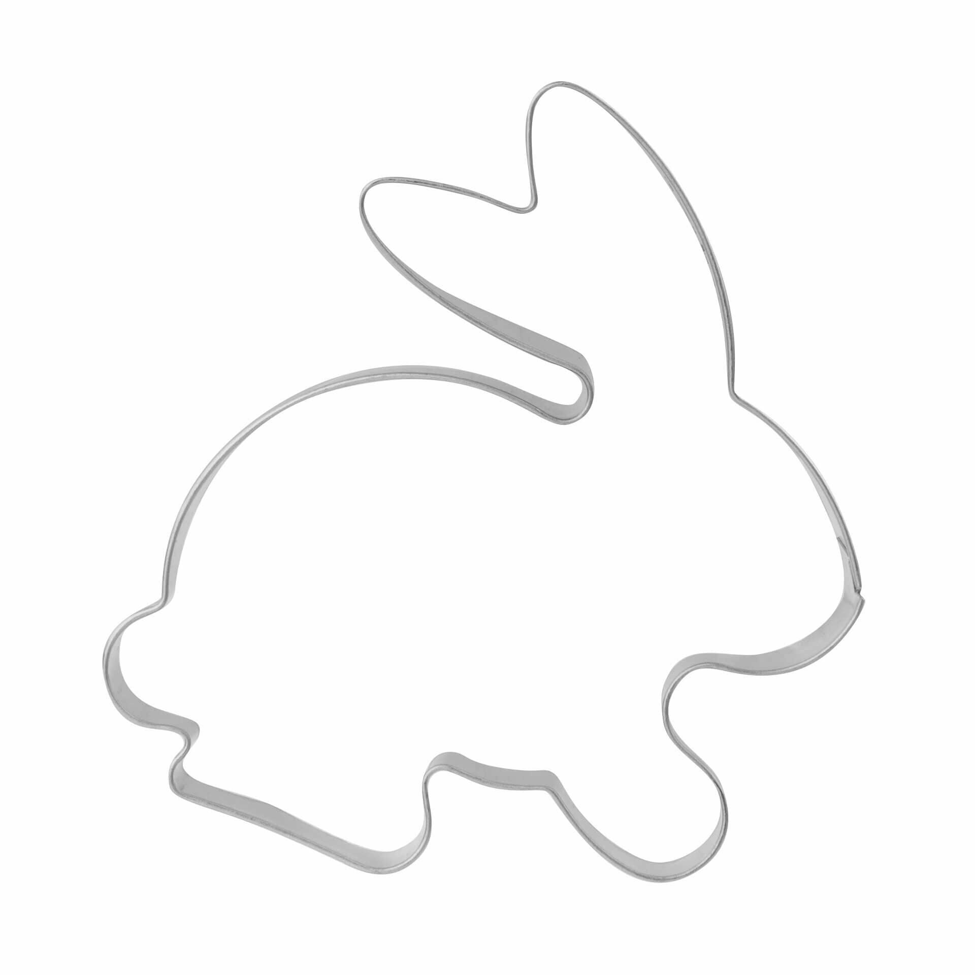 Zenker - Cookie Cutter Rabbit, 18/8 Stainless Steel, 8.3X8.3X2.6 cm