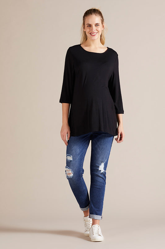 Justine Boyfriend Maternity Jeans - Size 34 — BambiniJO Jordan