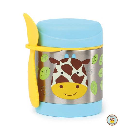 Zoo Insulated Food Jar Jules - Giraffe - BambiniJO
