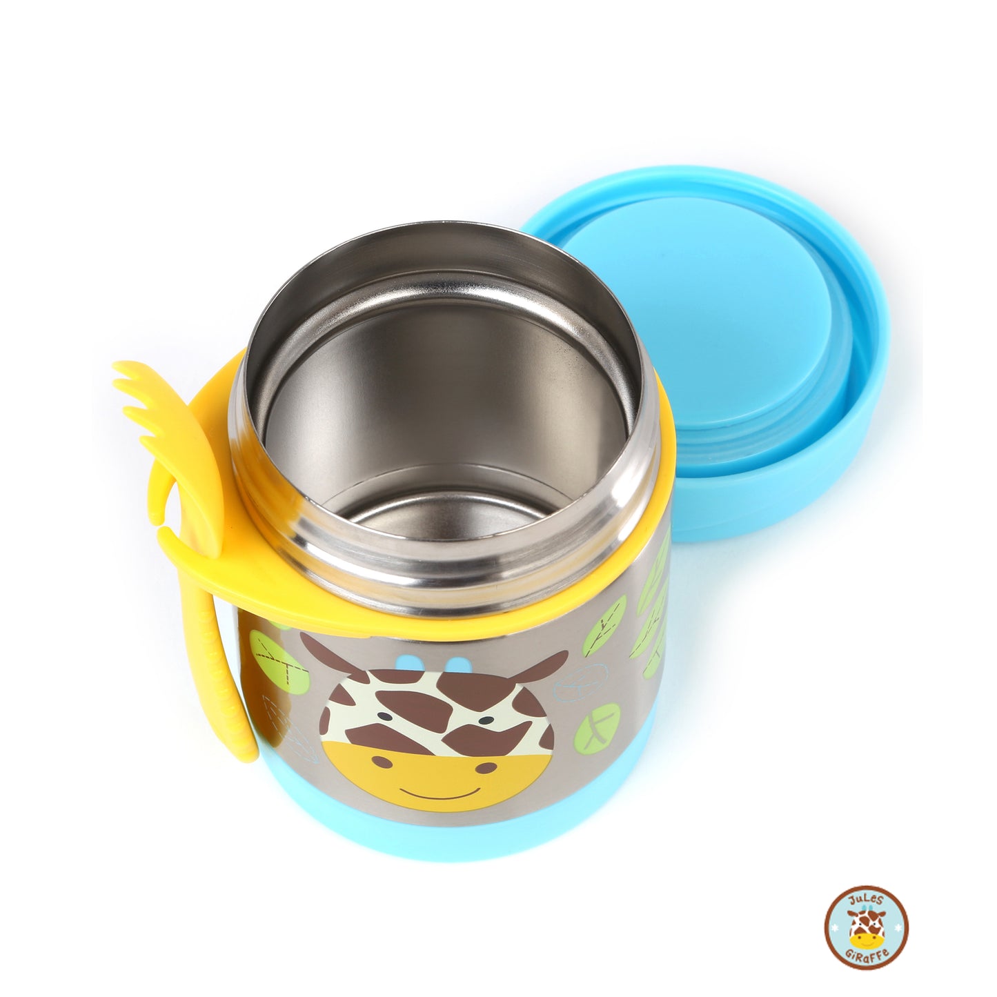 Zoo Insulated Food Jar Jules - Giraffe - BambiniJO