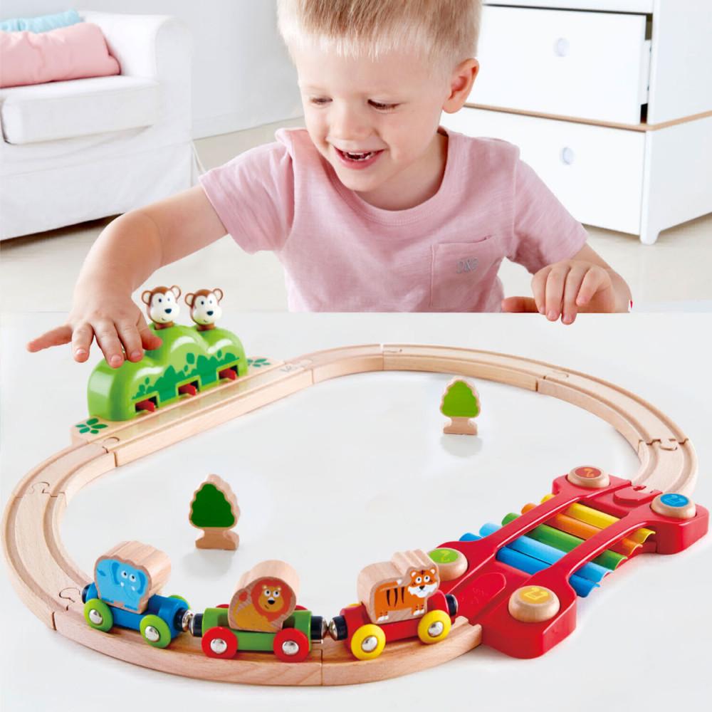Hape - Music & Monkeys Railway - BambiniJO | Buy Online | Jordan