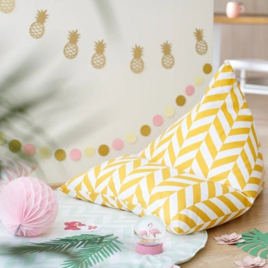Wigiwama Herringbone Beanbag Mint — BambiniJO Jordan