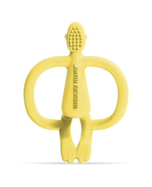 Matchstick Monkey Yellow Monkey Teether — BambiniJO Jordan
