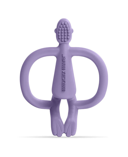 Matchstick Monkey Purple Monkey Teether — BambiniJO Jordan