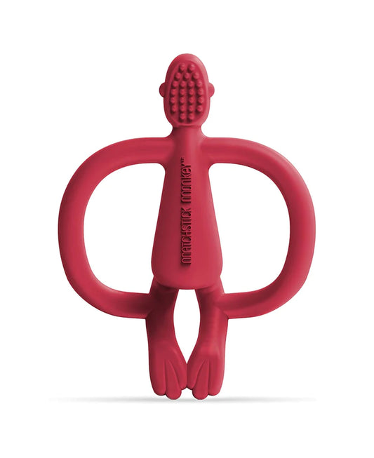 Matchstick Monkey Red Monkey Teether — BambiniJO Jordan