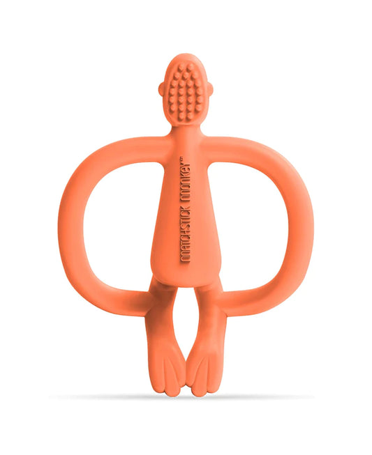 Matchstick Monkey Orange Monkey Teether — BambiniJO Jordan