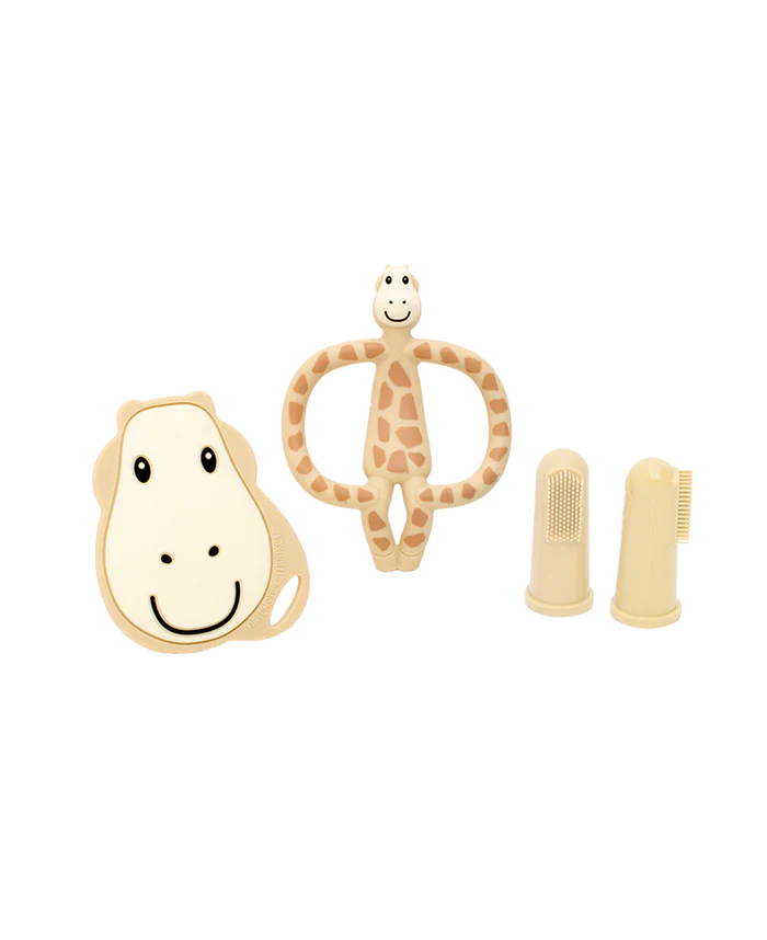 مجموعة أدوات التسنين على شكل قرد أعواد الثقاب - زرافة