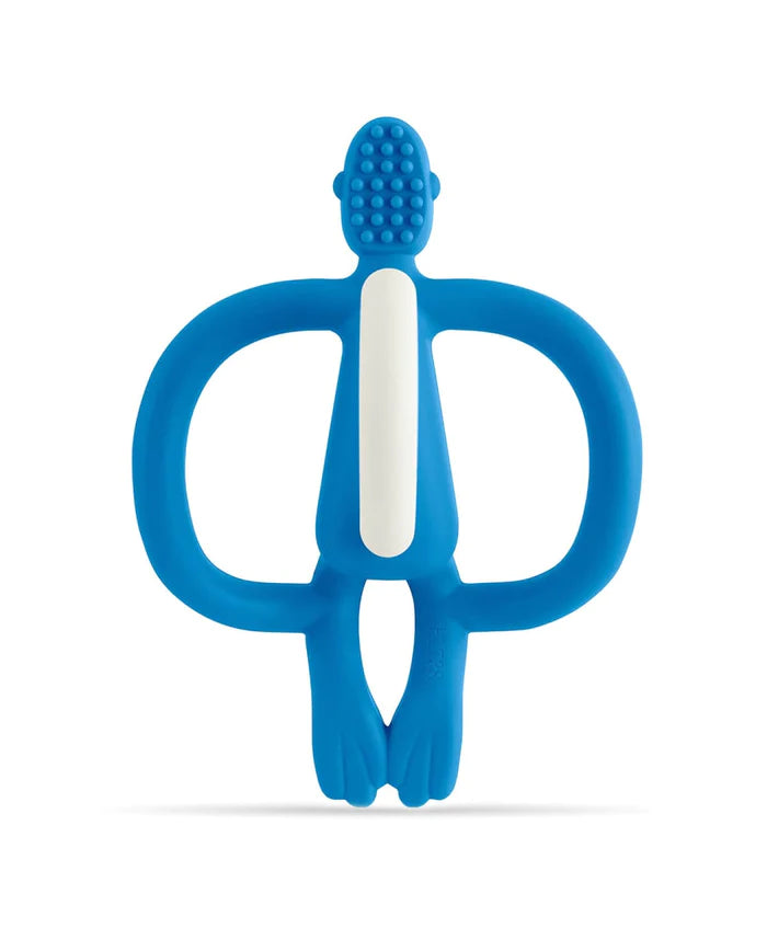 Matchstick Monkey - Blue Teething Toy and Gel Applicator
