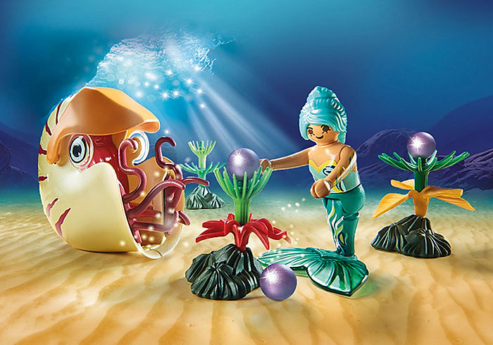 MERMAID WITH SEA SNAIL GONDOLA 23 PCS - BambiniJO | Buy Online | Jordan
