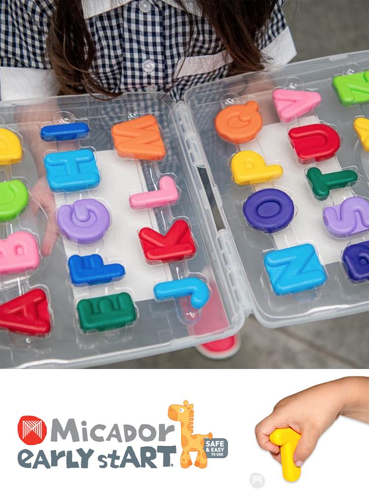 Micador - Alphabet Crayons Early Start - BambiniJO | Buy Online | Jordan
