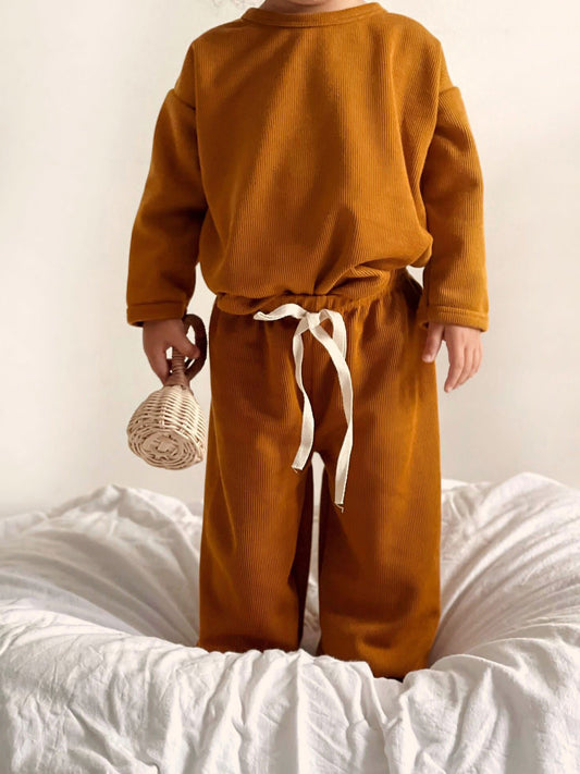 Organic PJ - Honey waffle Set — BambiniJO Jordan