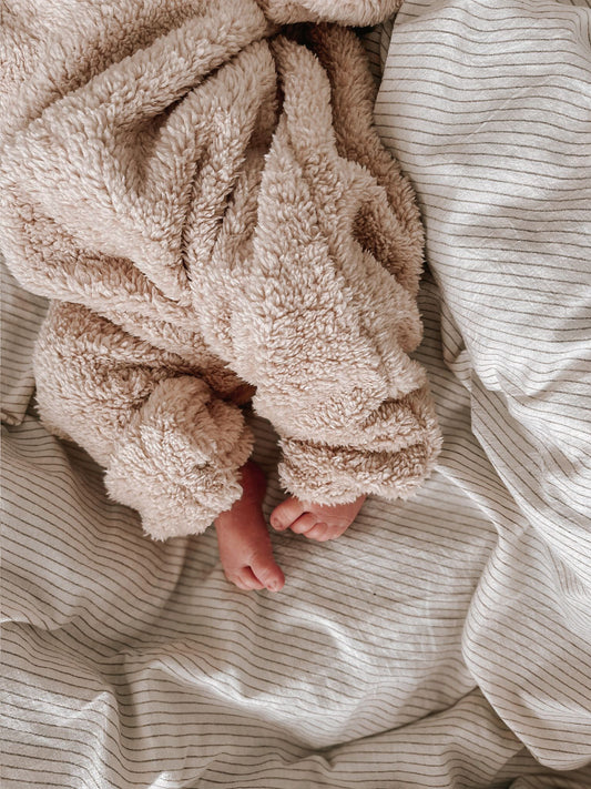 Organic Poffy Romper With Matching Hat — BambiniJO Jordan