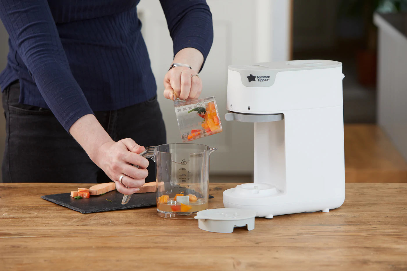 Tommee Tippee Steamer Baby Food Maker - White - BambiniJO | Buy Online | Jordan
