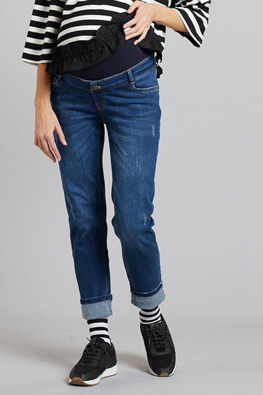 Boyfriend maternity jeans size 36 — BambiniJO Jordan