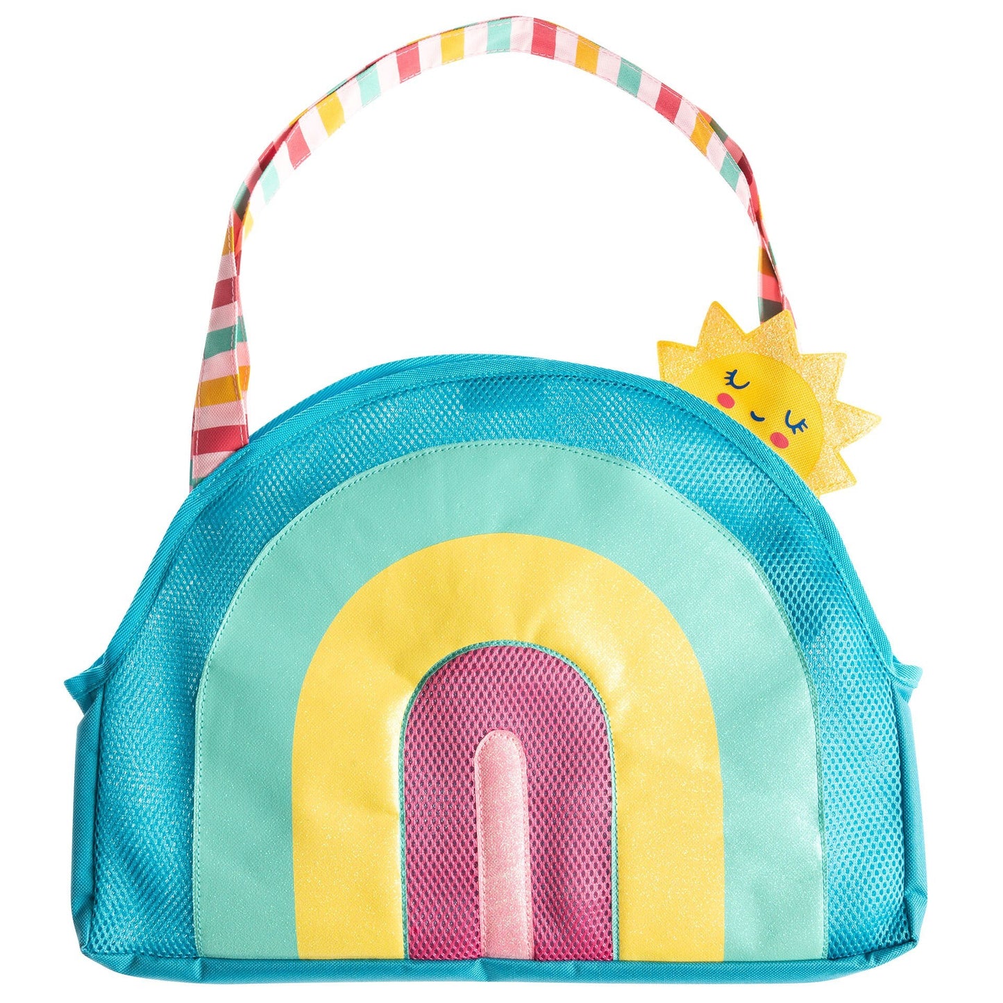 Stephen Joseph - Beach Totes with Sand Toy Play Set - Rainbow