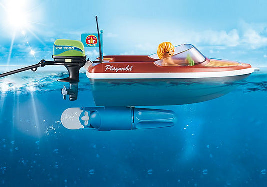 SPEEDBOAT WITH TUBE RIDERS 18 PCS — BambiniJO Jordan