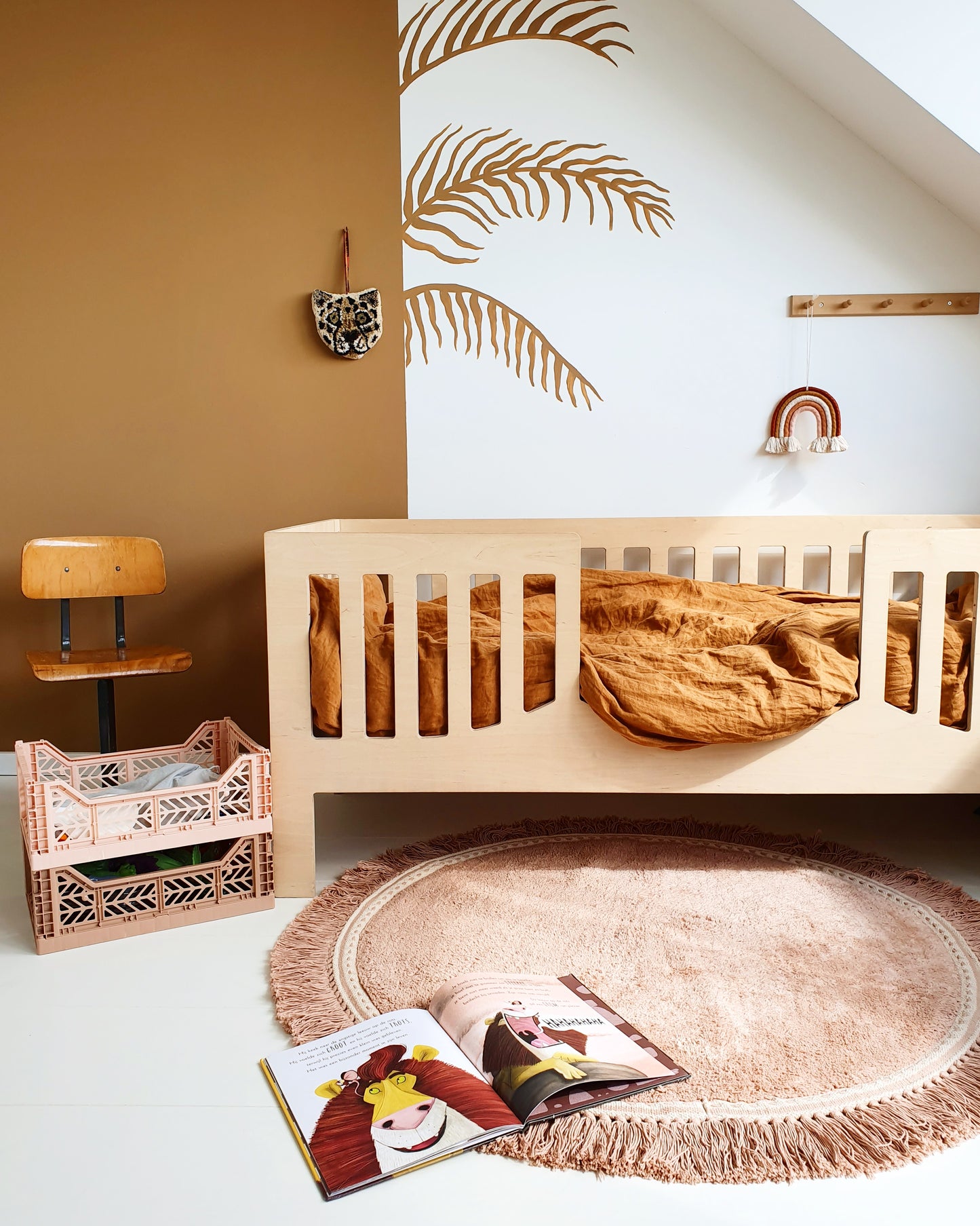 Tapis Petit - Anna soft pink Rug | 110x110cm - BambiniJO | Buy Online | Jordan