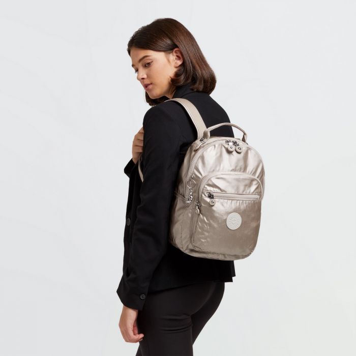 SEOUL Small backpack with tablet protection Metallic Glow - BambiniJO | Buy Online | Jordan
