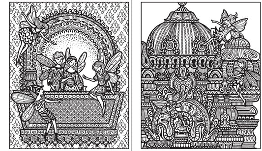 Fairy palaces magic painting book — BambiniJO Jordan