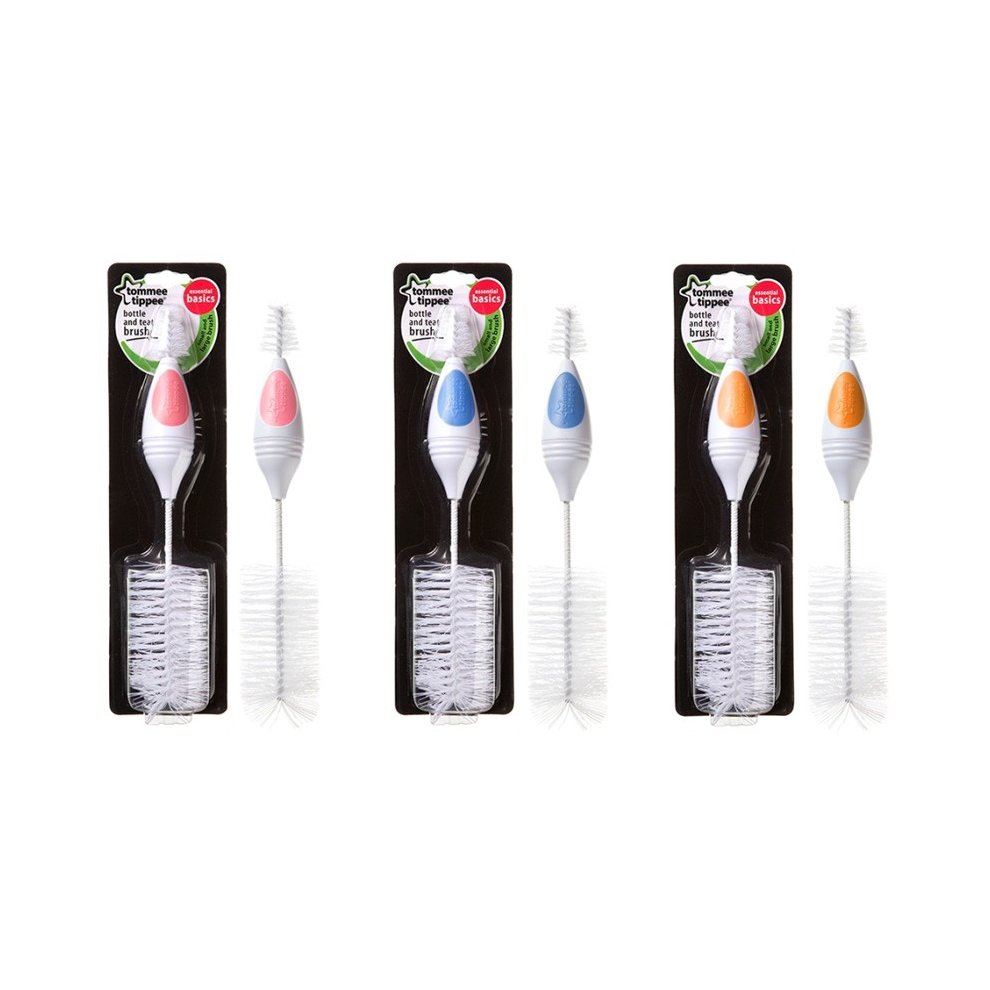 Tommee Tippee Essentials Bottle & Teat Brush (Available in 3 Colors) - BambiniJO | Buy Online | Jordan