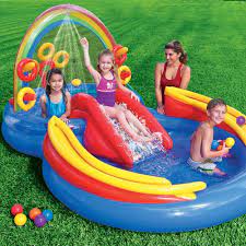 Intex - RAINBOW RING PLAY CENTER - BambiniJO | Buy Online | Jordan