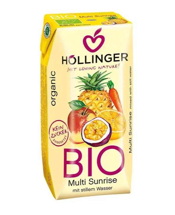Höllinger Organic Multi Sunrise Juice 200ml — BambiniJO Jordan