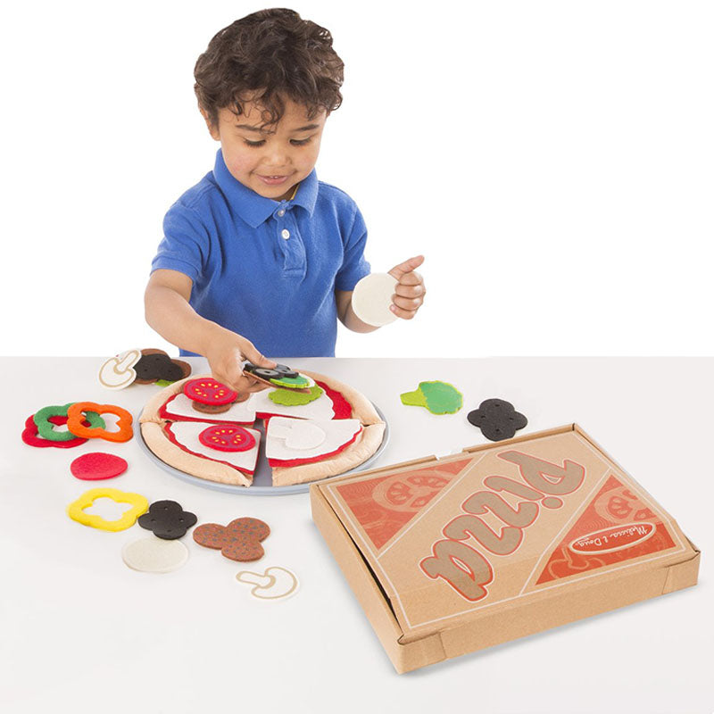 Melissa & Doug - FELT FOOD PIZZA SET - BambiniJO | Buy Online | Jordan