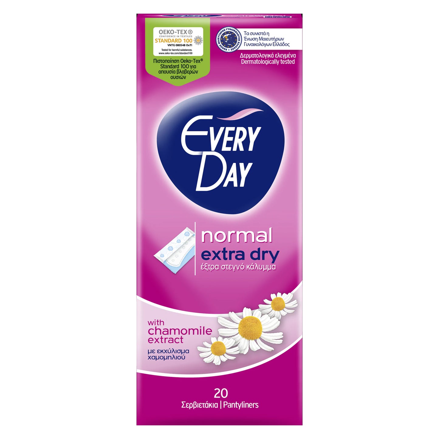 EVERYDAY EXTRA DRY NORMAL 20 PCS - BambiniJO | Buy Online | Jordan