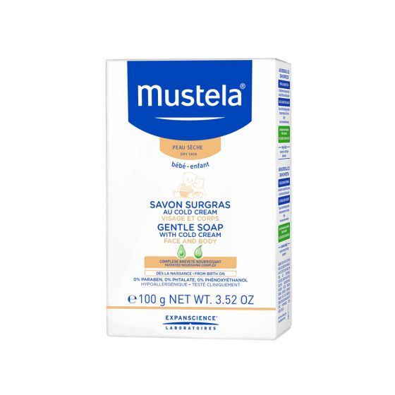 Mustela Gentle Soap with Cold Cream 150g - BambiniJO