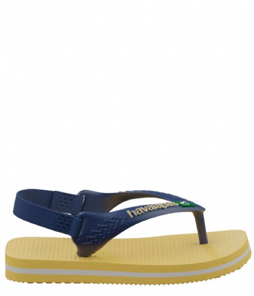 Havaianas - BABY BRASIL LOGO II GOLD YELLOW - BambiniJO | Buy Online | Jordan