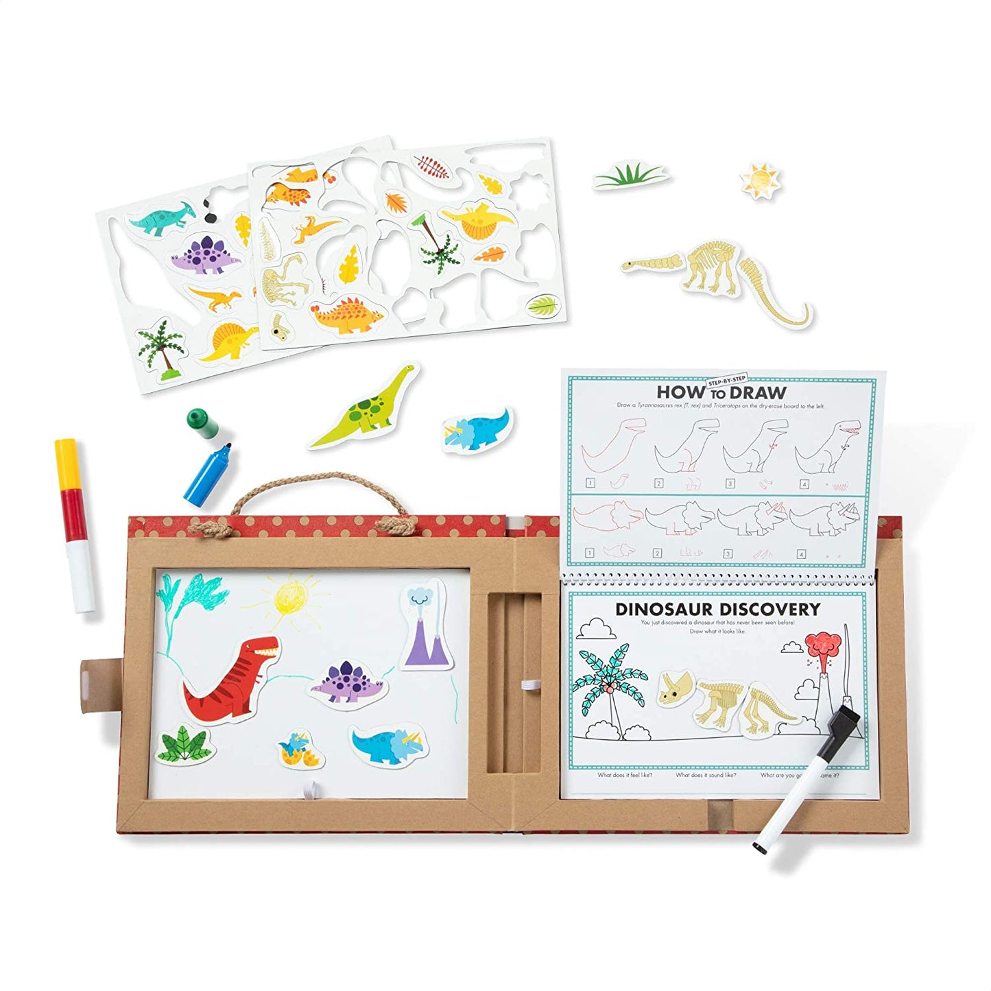 Melissa & Doug PLAY, DRAW, CREATE - DINOSAURS - BambiniJO | Buy Online | Jordan