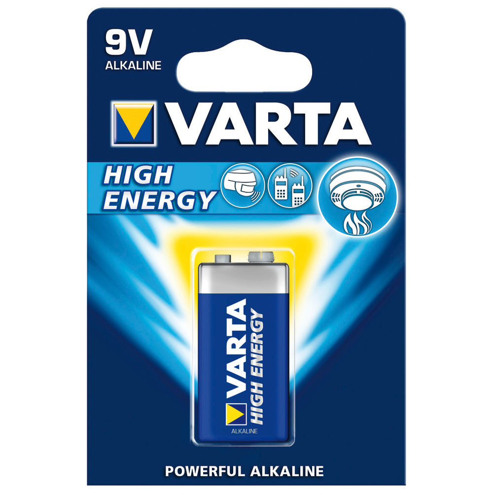 VARTA High Energy Long Life Power 9V Battery