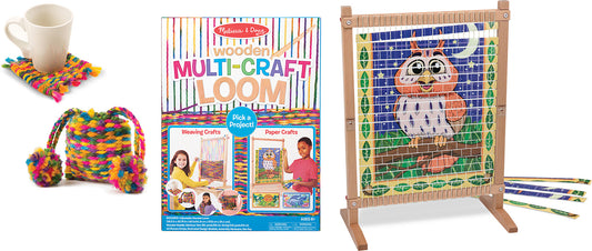 Melissa & Doug Multi-Craft Weaving Loom 3-6Y — BambiniJO Jordan