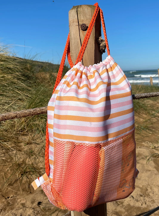 BTBOX Drawstring Bag Coral Mustard — BambiniJO Jordan