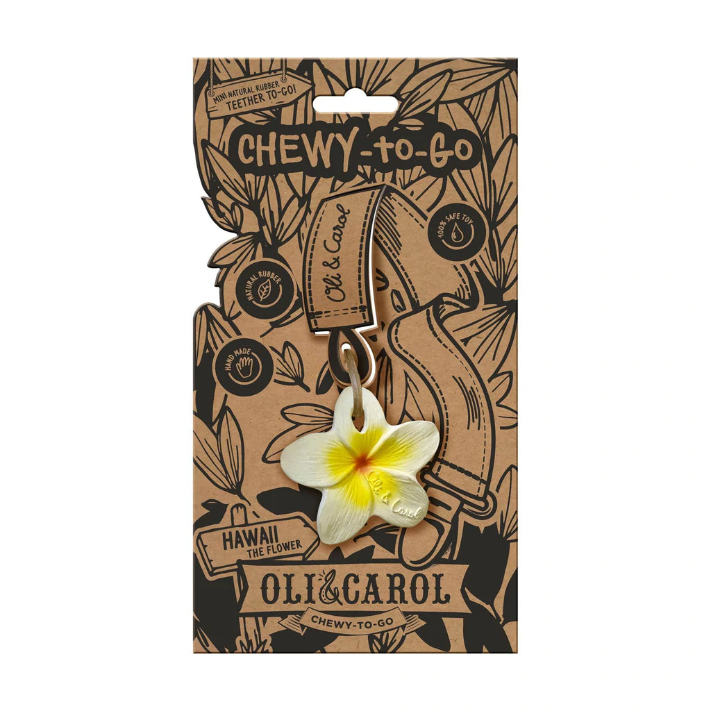 OLI & CAROL - Chewy-To-Go Hawaii the Flower Teether - BambiniJO | Buy Online | Jordan