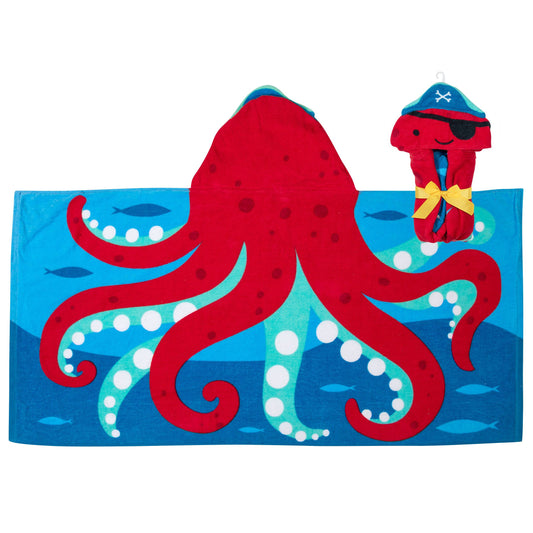 Stephen Joseph - Hooded Towel, OCTOPUS - BambiniJO | Buy Online | Jordan