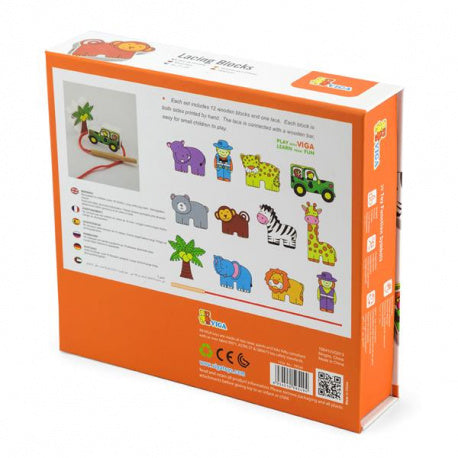 Lacing Blocks - Zoo — BambiniJO Jordan