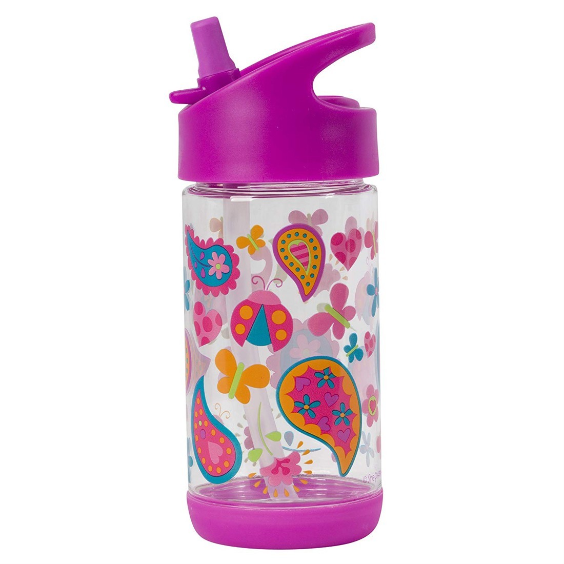 Stephen Joseph - Flip Top Bottle - PAISLEY GARDEN - BambiniJO | Buy Online | Jordan