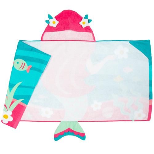 Stephen Joseph - Hooded Towel | Mermaid