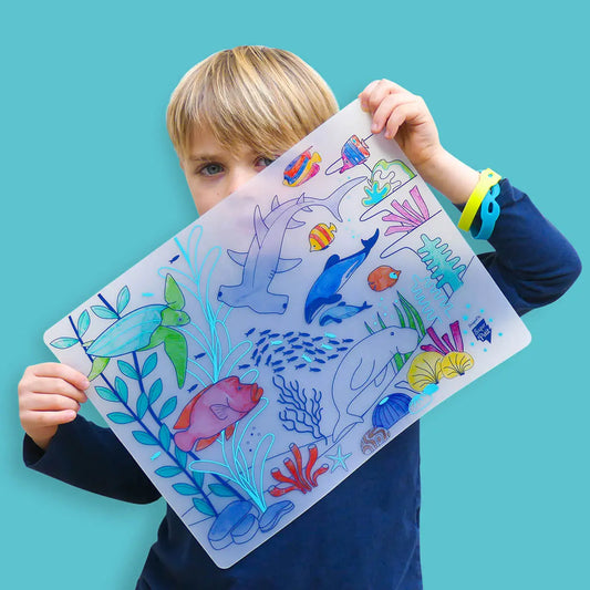 Superpetit Mini Silicone Placemat Coral Reef — BambiniJO Jordan